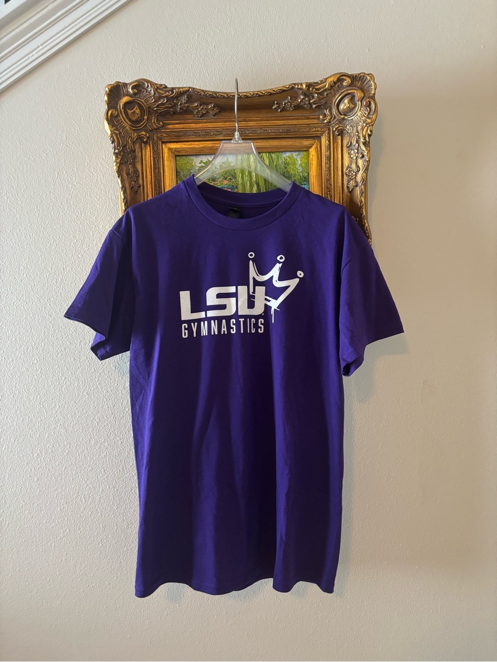 LSU Gymnastics Purple Graphic T-Shirt